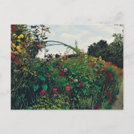 Claude Monets Garten Postkarte