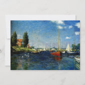 Claude Monets Gemälde, Argenteuil Karte (Vorderseite)