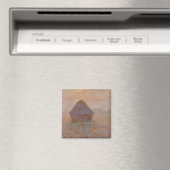 Claude Monets Grainstack, Sun in the Mist (1891) Magnet (In Situ (Geschirrspüler))