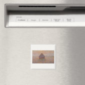 Claude Monets Grainstack, Sun in the Mist (1891) Magnet (In Situ (Geschirrspüler))