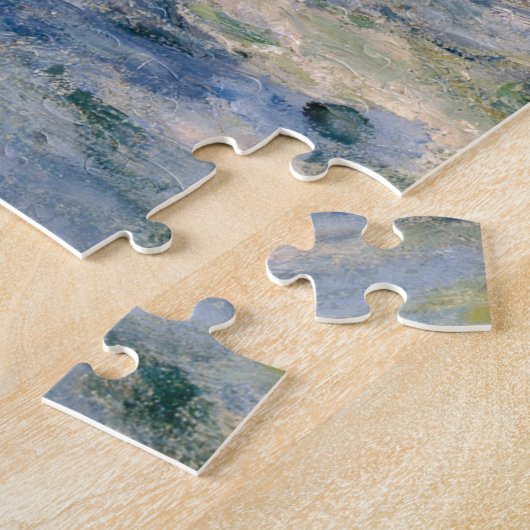 Claude Monets Höhepunkt des Aval Etretat Puzzle (Seite)