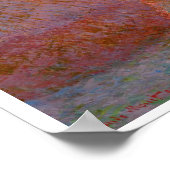 Claude Monets Hystack Poster (Ecke)