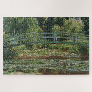 Claude Monets Japanische Brücke und Seerosenteich Puzzle