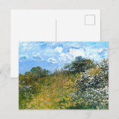 Claude Monets Kunstwerk, Frühling, Postkarte (Vorne/Hinten)