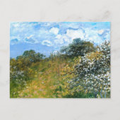 Claude Monets Kunstwerk, Frühling, Postkarte (Vorderseite)