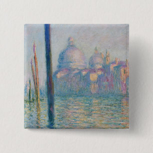 Claude Monets Le Grand Canal Button