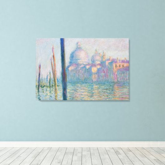 Claude Monets Le Grand Canal Leinwanddruck (Insitu (Holzboden))