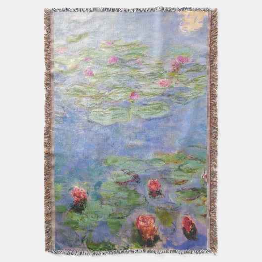 Claude Monets Lilies Decke (Vorderseite Vertikal)