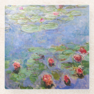 Claude Monets Lilies Glasuntersetzer
