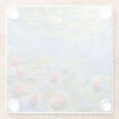 Claude Monets Lilies Glasuntersetzer (Rückseite)