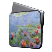 Claude Monets Lilies Laptopschutzhülle (Vorderseite Links)