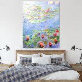 Claude Monets Lilies Leinwanddruck (Insitu (Schlafzimmer))