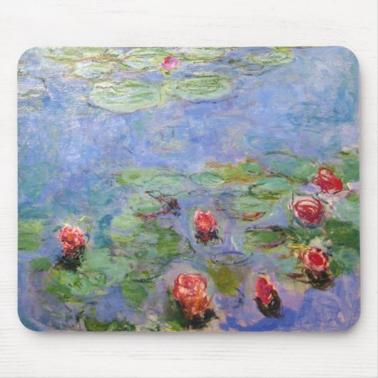 Claude Monets Lilies Mousepad (Vorne)