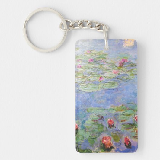 Claude Monets Lilies Schlüsselanhänger (Vorderseite)