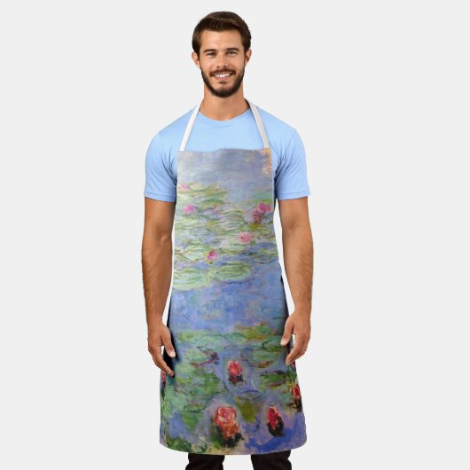 Claude Monets Lilies Schürze (Getragen)