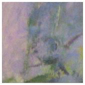 Claude Monets Lilies Stoff (Nahaufnahme)