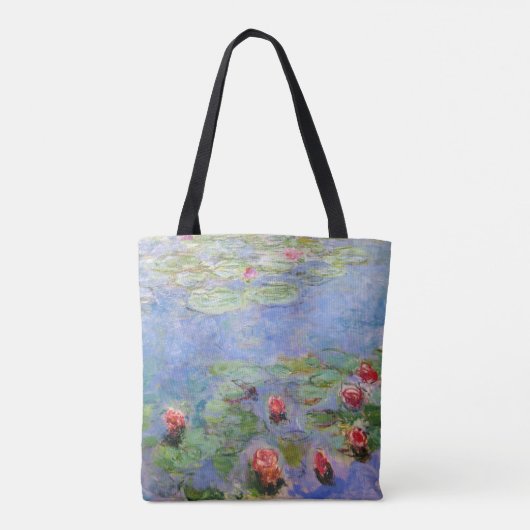 Claude Monets Lilies Tasche (Rückseite)