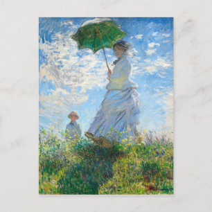 Claude Monets Madame Monet und ihr Sohn Postkarte