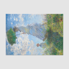 Claude Monets Madame Monet und ihr Sohn Seidenpapier