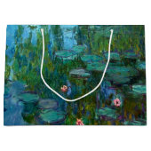 Claude Monets Nymphéas Große Geschenktüte (Vorderseite)