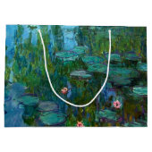 Claude Monets Nymphéas Große Geschenktüte (Rückseite)