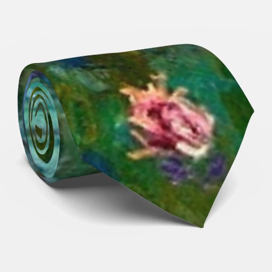 Claude Monets Nymphéas Krawatte (Gerollt)