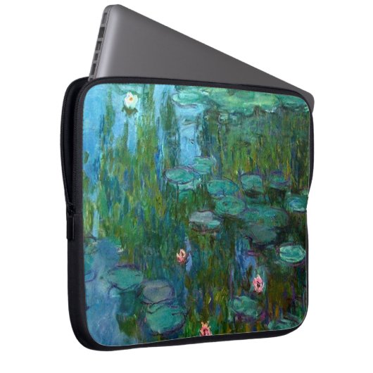 Claude Monets Nymphéas Laptopschutzhülle (Vorne Rechts)