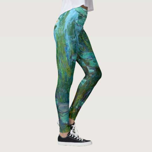 Claude Monets Nymphéas Leggings (Rechts)