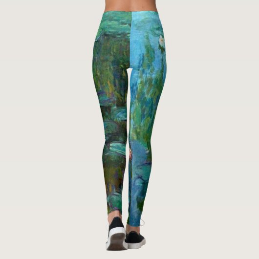 Claude Monets Nymphéas Leggings (Rückseite)