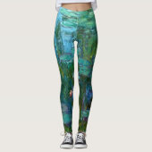 Claude Monets Nymphéas Leggings (Vorderseite)
