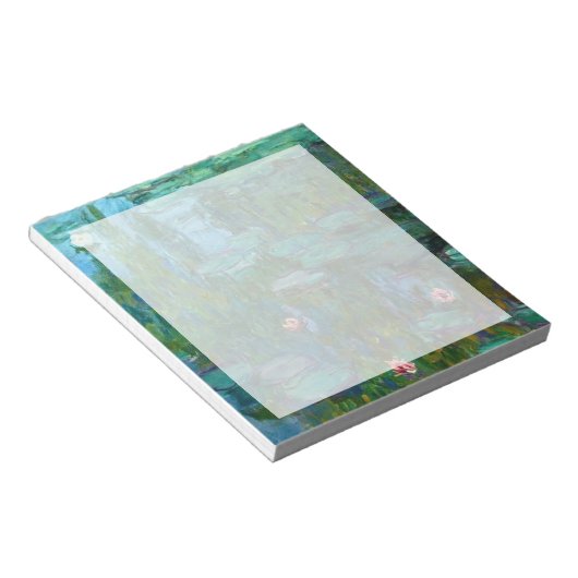 Claude Monets Nymphéas Notizblock (angewinkelt)