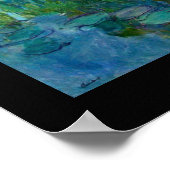 Claude Monets Nymphéas Poster (Ecke)