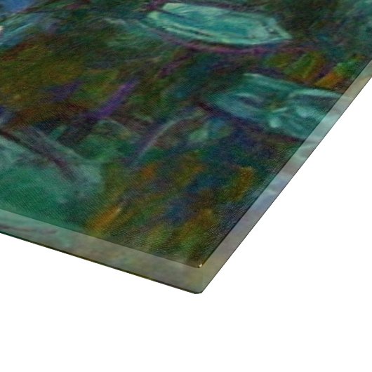 Claude Monets Nymphéas Schneidebrett (Ecke)