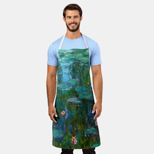 Claude Monets Nymphéas Schürze (Getragen)