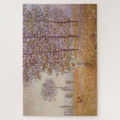 Claude Monets Pappeln in der Sonne (1887) Puzzle (Vertikal)