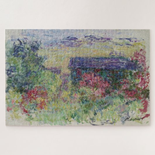 Claude Monets Rosengarten Puzzle (Horizontal)