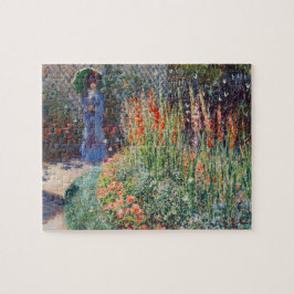 Claude Monets Rounded Blume Bed (1876) Puzzle