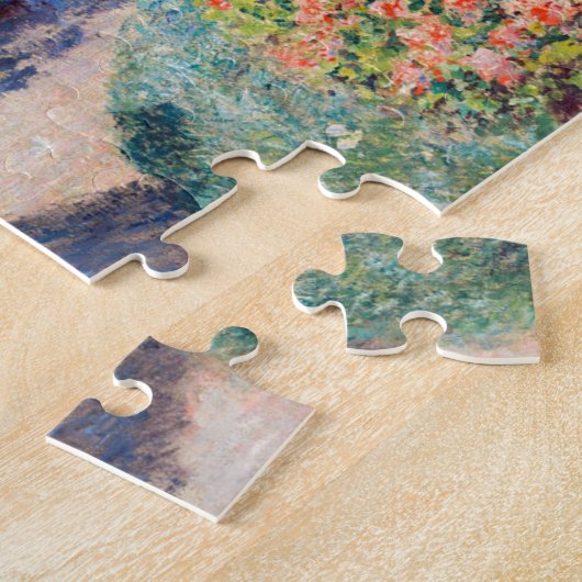 Claude Monets Rounded Blume Bed (1876) Puzzle (Seite)