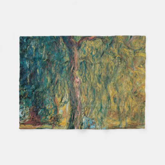 Claude Monets schleichender Willow Fleecedecke (Vorderseite (Horizontal))