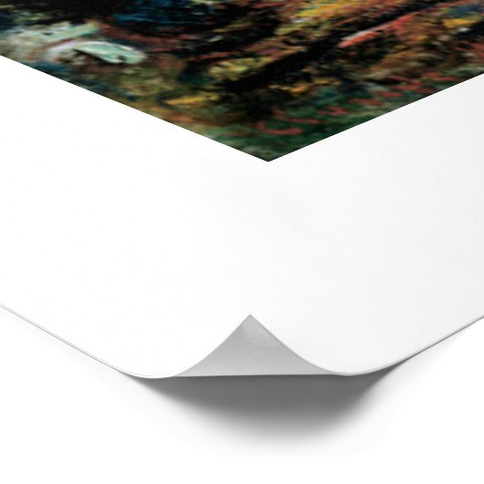 Claude Monets schleichender Willow Poster (Ecke)