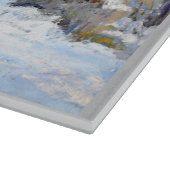 Claude Monets Schnee in Argentinien Schneidebrett (Ecke)