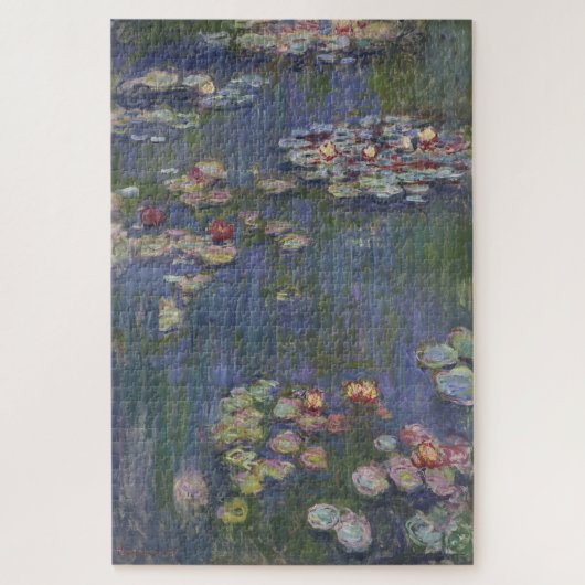 Claude Monets Seerosen (1914) Puzzle (Vertikal)