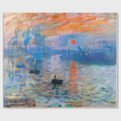 Claude Monets Sonnenaufgang Geschenkpapier (Flach)