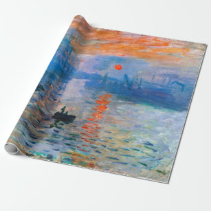 Claude Monets Sonnenaufgang Geschenkpapier