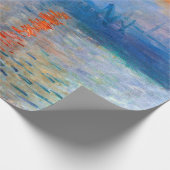 Claude Monets Sonnenaufgang Geschenkpapier (Ecke)
