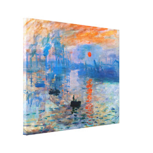 Claude Monets Sonnenaufgang Leinwanddruck