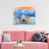 Claude Monets Sonnenaufgang Leinwanddruck (Insitu (Wohnzimmer))