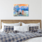 Claude Monets Sonnenaufgang Leinwanddruck (Insitu (Schlafzimmer))