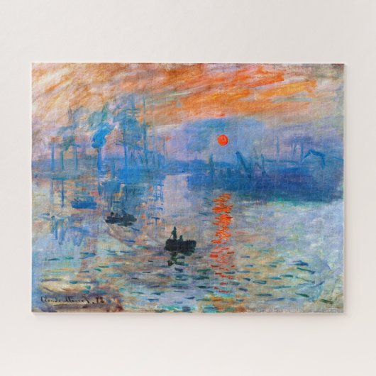 Claude Monets Sonnenaufgang Puzzle (Horizontal)