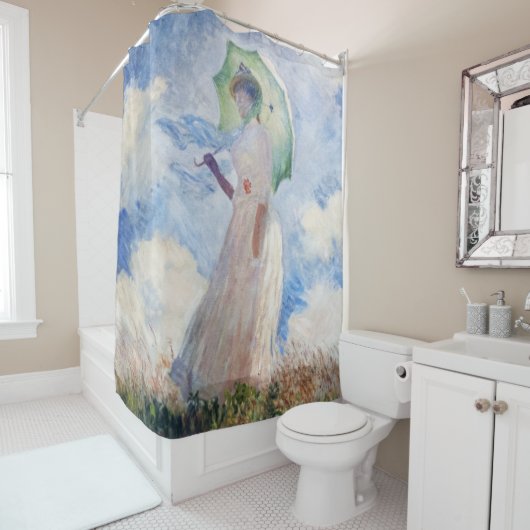 Claude Monets Suzanne Hoschedé (1886) Duschvorhang (Beispiel)